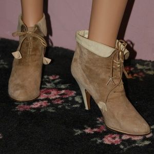 Vintage Joseph’s Suede Ankle Lace Up Boots